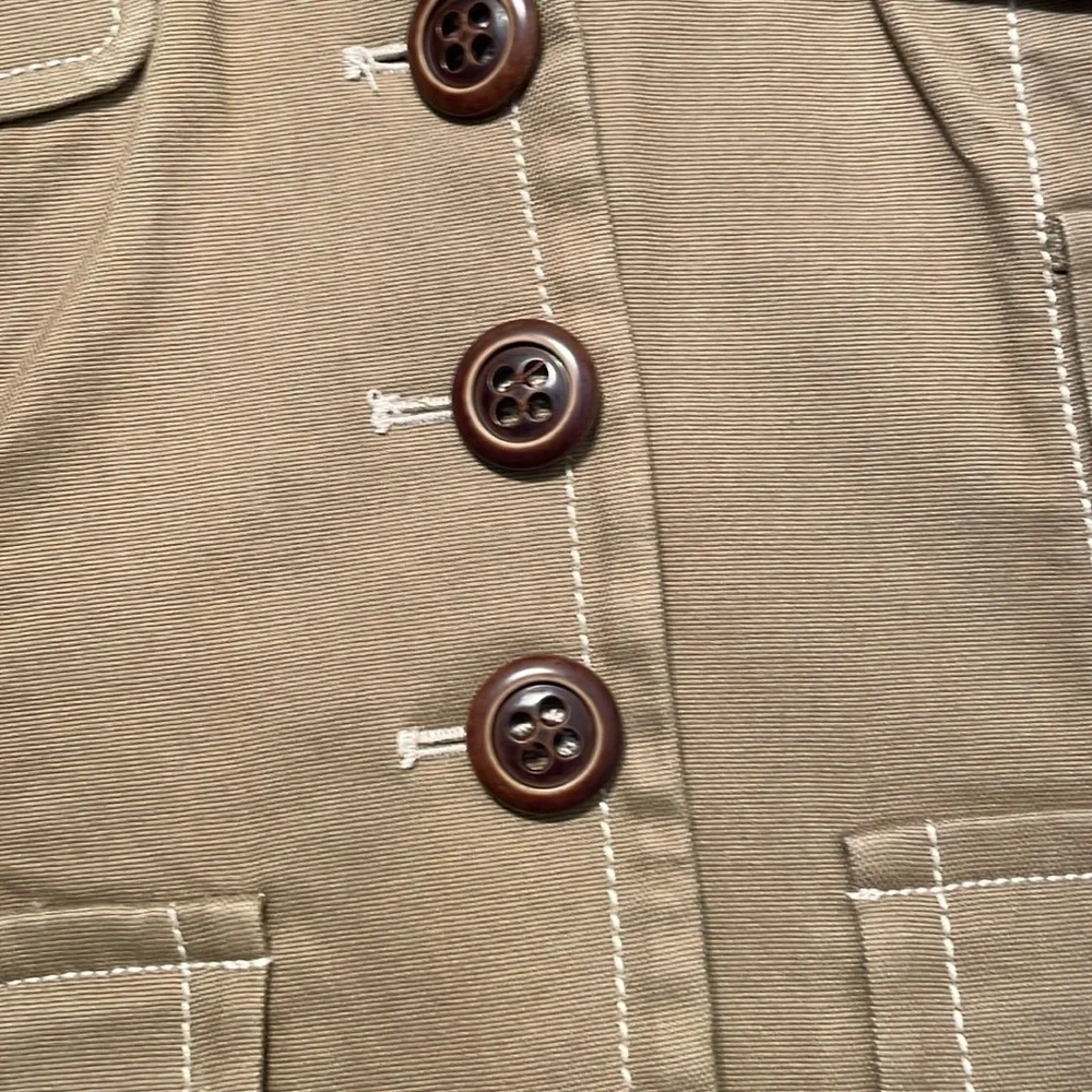 BEBE JACKET CAMEL SIZE 8 - Picture 3 of 10